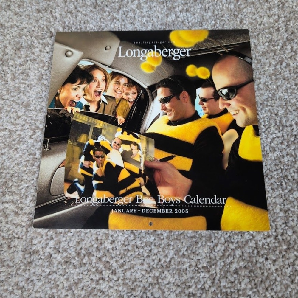 Longaberger Bee Boys 2005 Calendar Signed Collectible Limited Edition - Picture 3 of 9